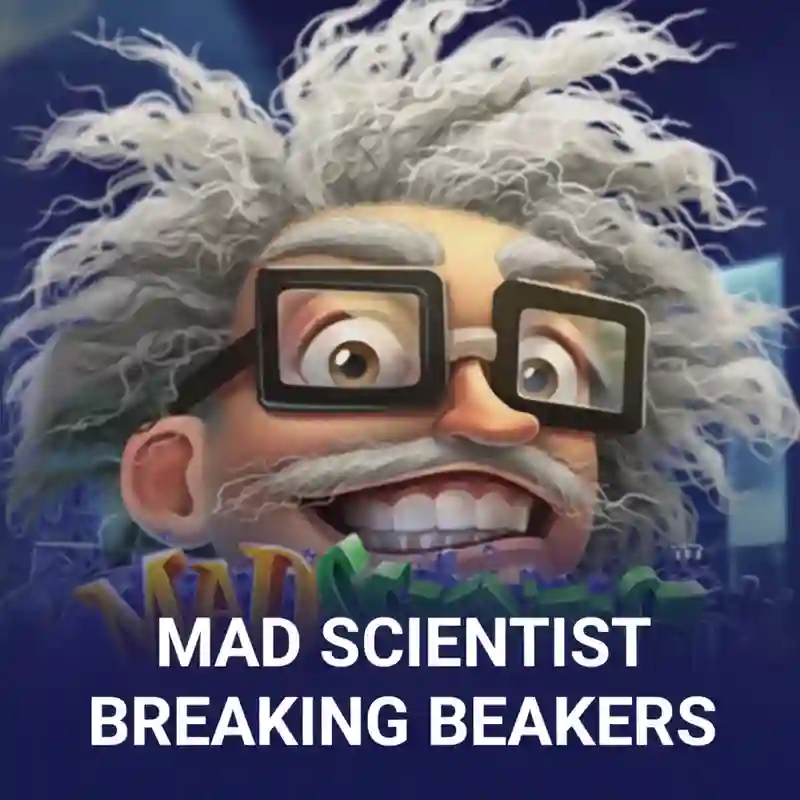Mad Scientist Breaking Beakers